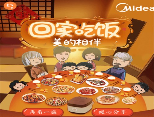 美的-回家過年H5
